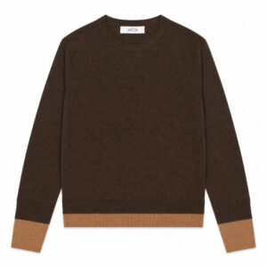 Maglia Girocollo in Lana Extrafine Color Block JUCCA