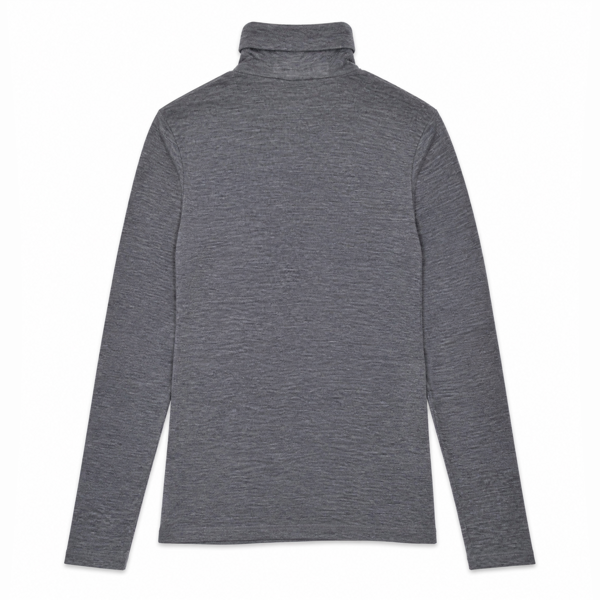 Maglia Lupetto Second Skin in Lana Stretch Grigio Antracite JUCCA