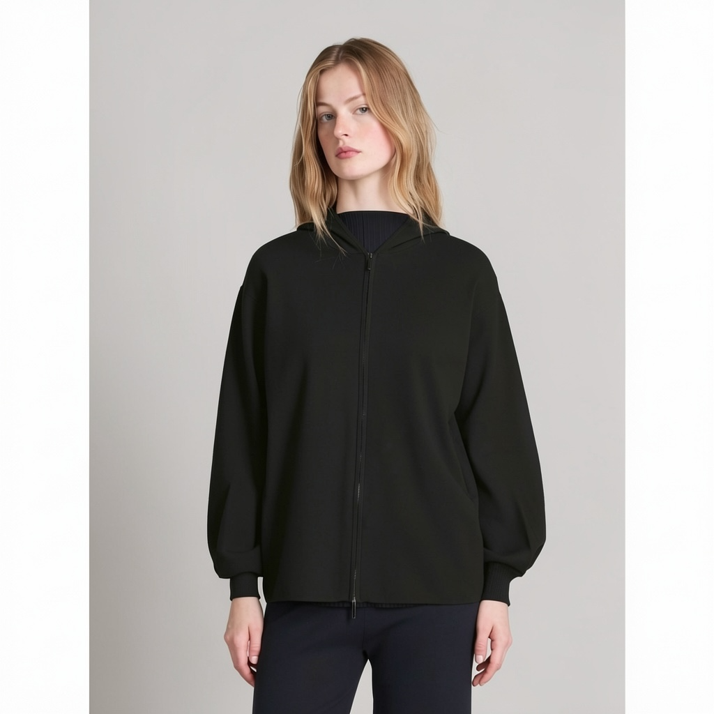 Felpa In Maglia Max Mara Con Cappuccio In Luxury Viscose