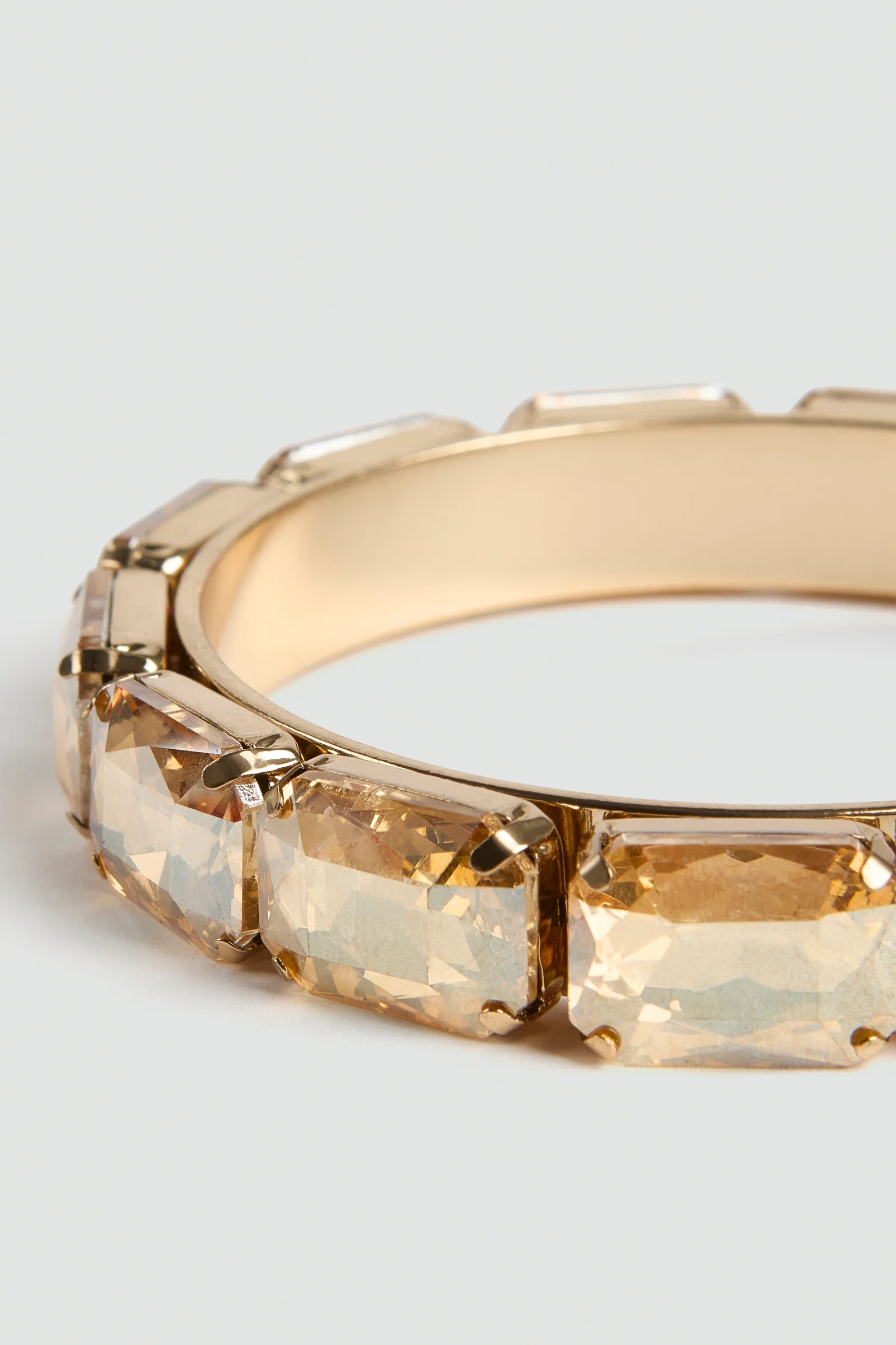 Bracciale Rigido “Joseline” con Castoni di Cristalli
