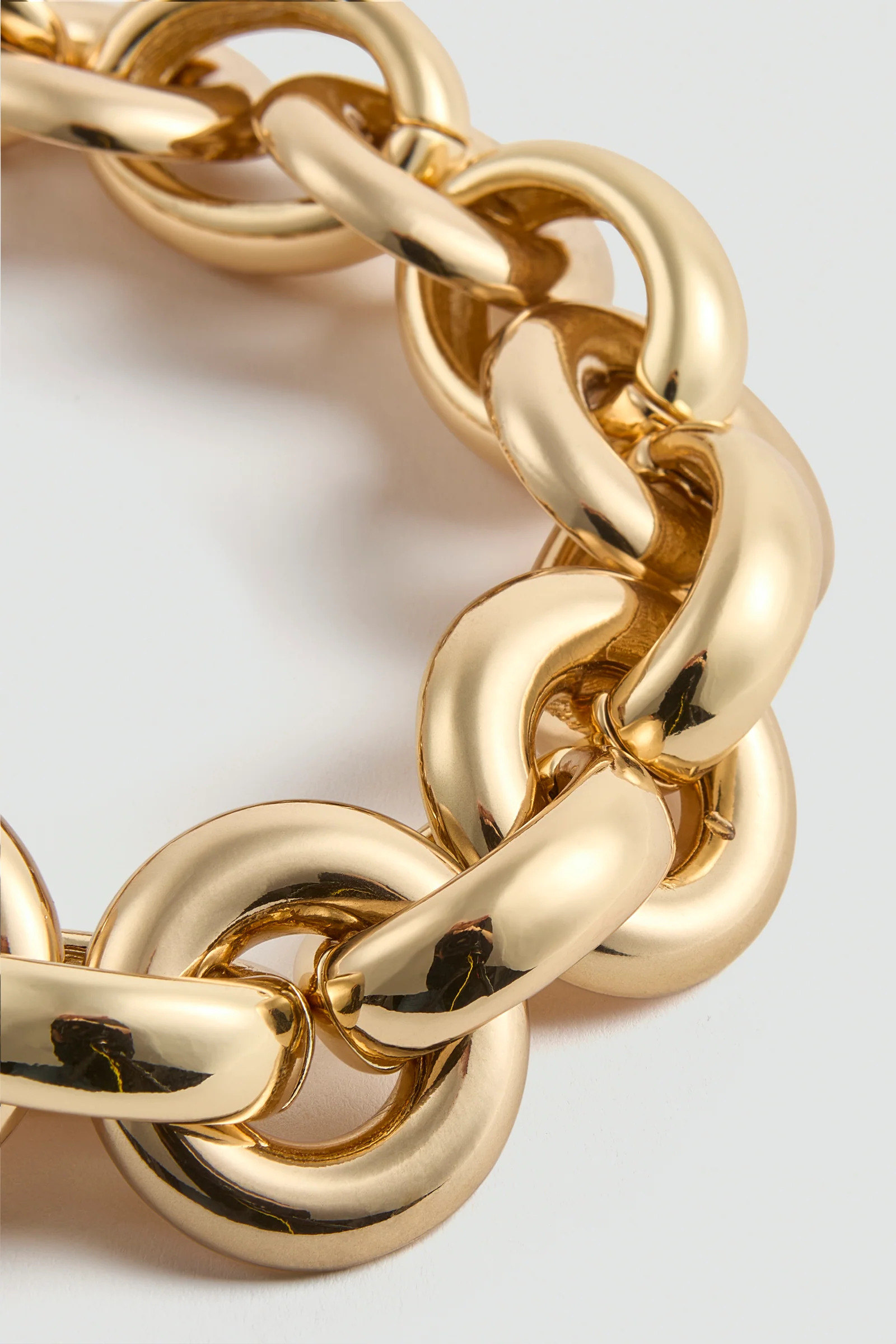 Collier “Encore” a Catena Chunky in Finitura Dorata