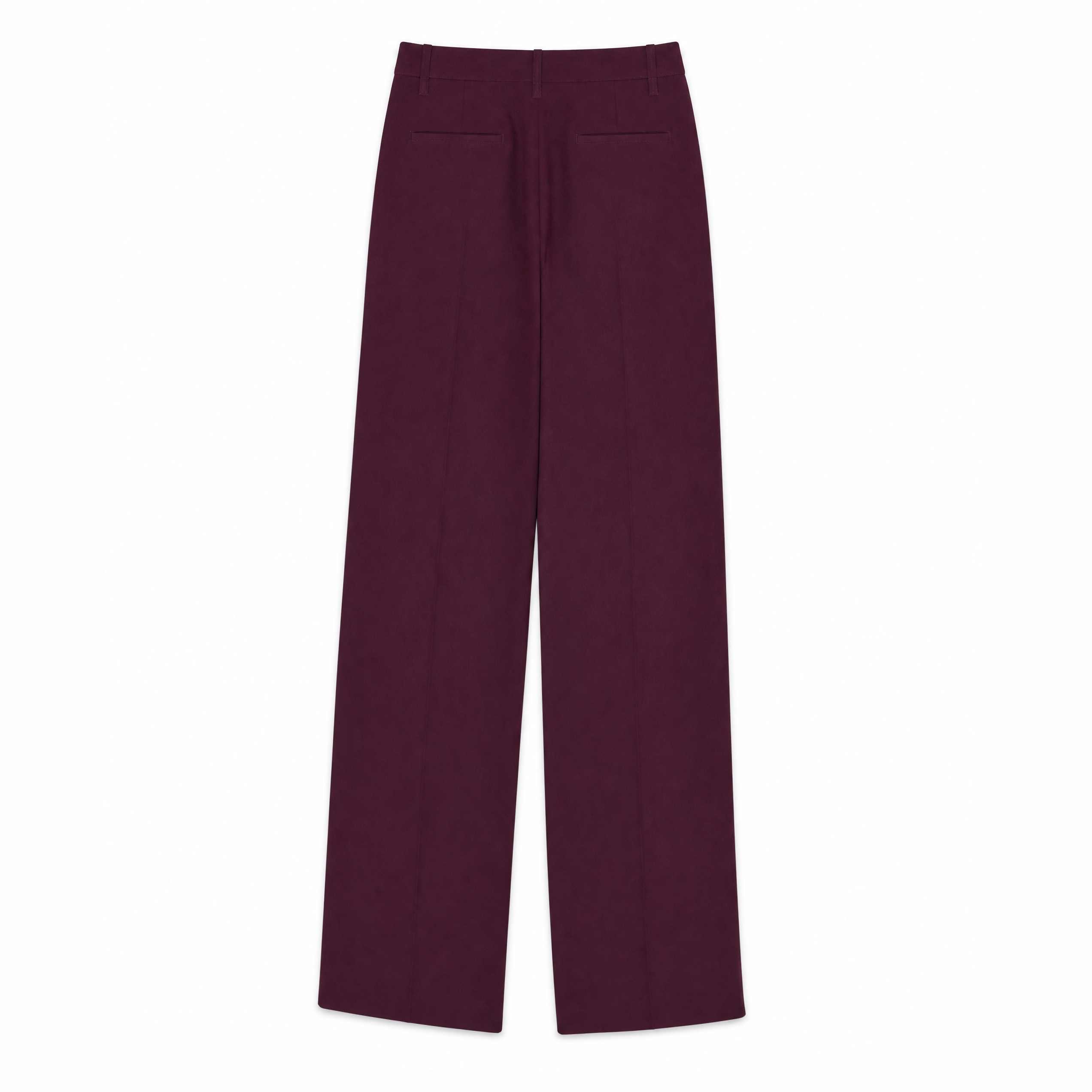 Pantaloni Burgundy palazzo in cady Ermanno Scervino
