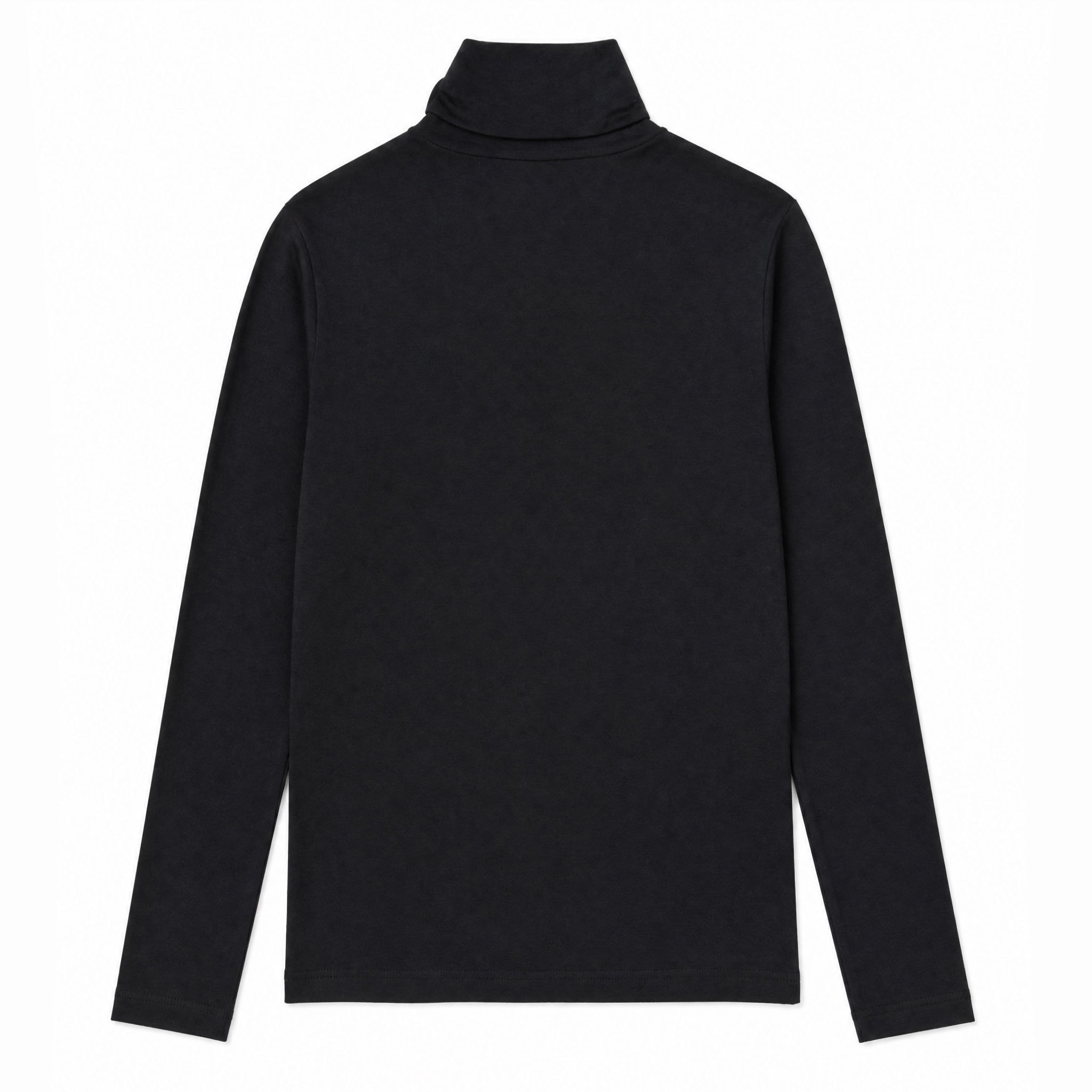 Maglia Lupetto Second Skin in Lana Stretch Nera JUCCA