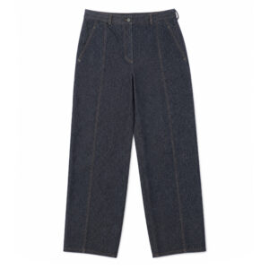Pantalone Tapered Max Mara in Jersey Effetto Denim