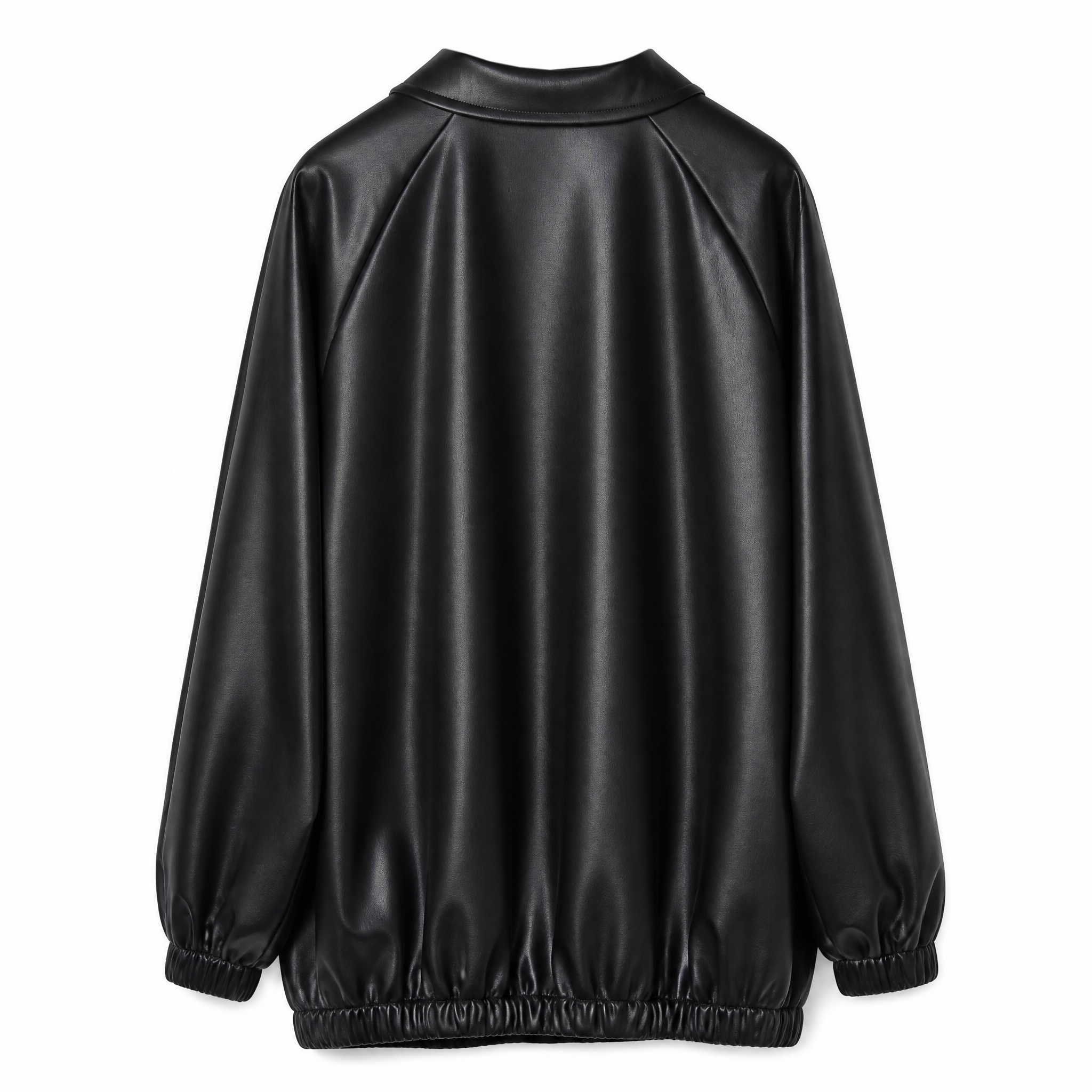 Giubbino Oversize Bomber in Eco-Pelle JUCCA