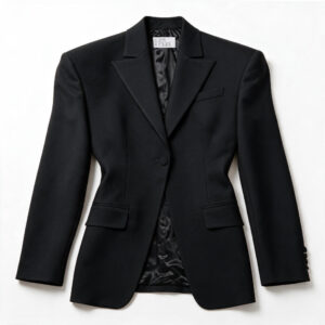 Blazer Monobetto Sculpted in Fresco Lana Giuseppe di Morabito