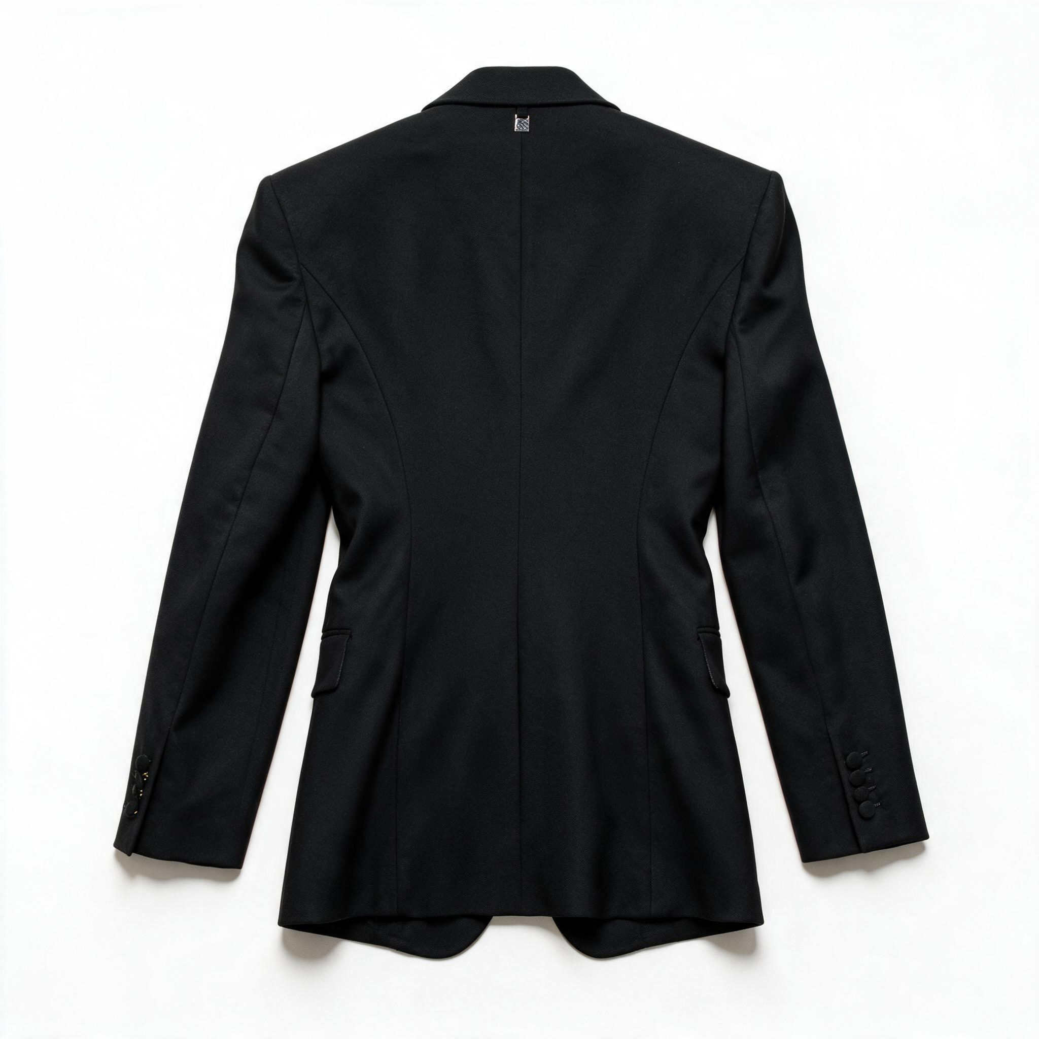 Blazer Monobetto Sculpted in Fresco Lana Giuseppe di Morabito