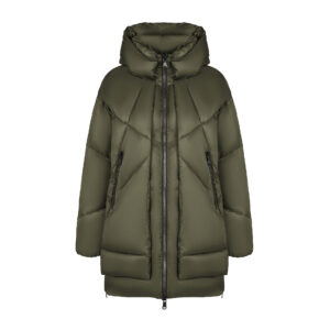 Piumino "Eugenie Mid 2.0" a Media Lunghezza con Trapuntatura a Diamante