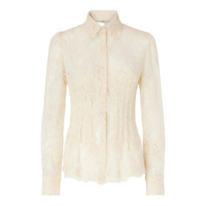 Camicia bustier in pizzo e tulle ricamato Ermanno Scervino