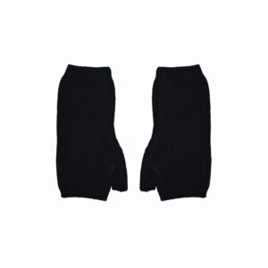 Guanti Fingerless in Pura Lana a Costine Jucca