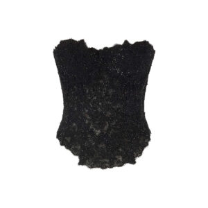 Top bustier in pizzo e cristalli Ermanno Scervino