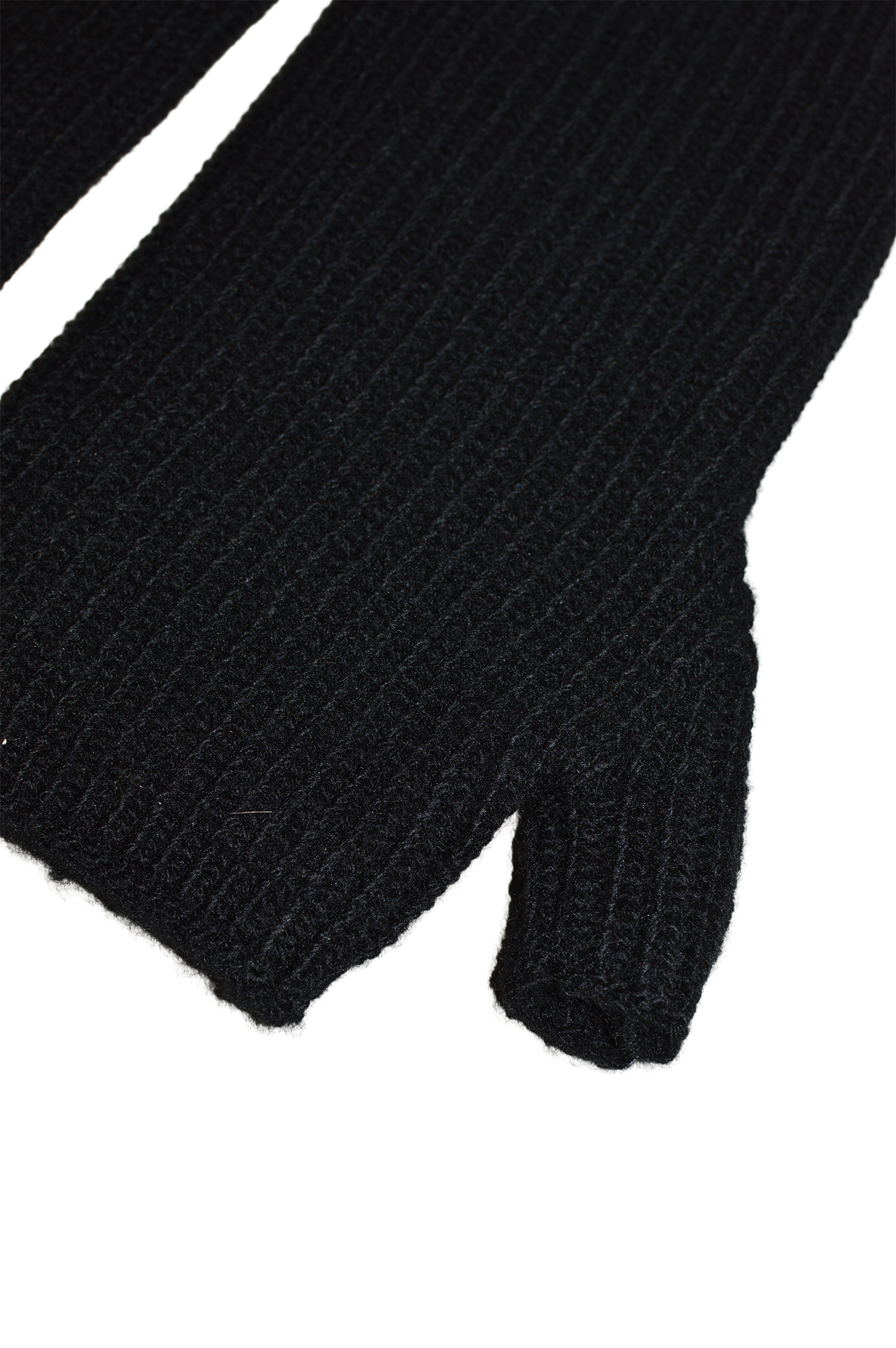 Guanti Fingerless in Pura Lana a Costine Jucca