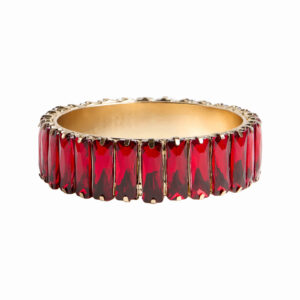Bracciale Rigido "Dharma" con Castoni di Cristalli