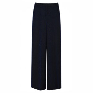 Pantaloni Wide-Leg Taglio Uomo in Punto Milano Lurex JUCCA