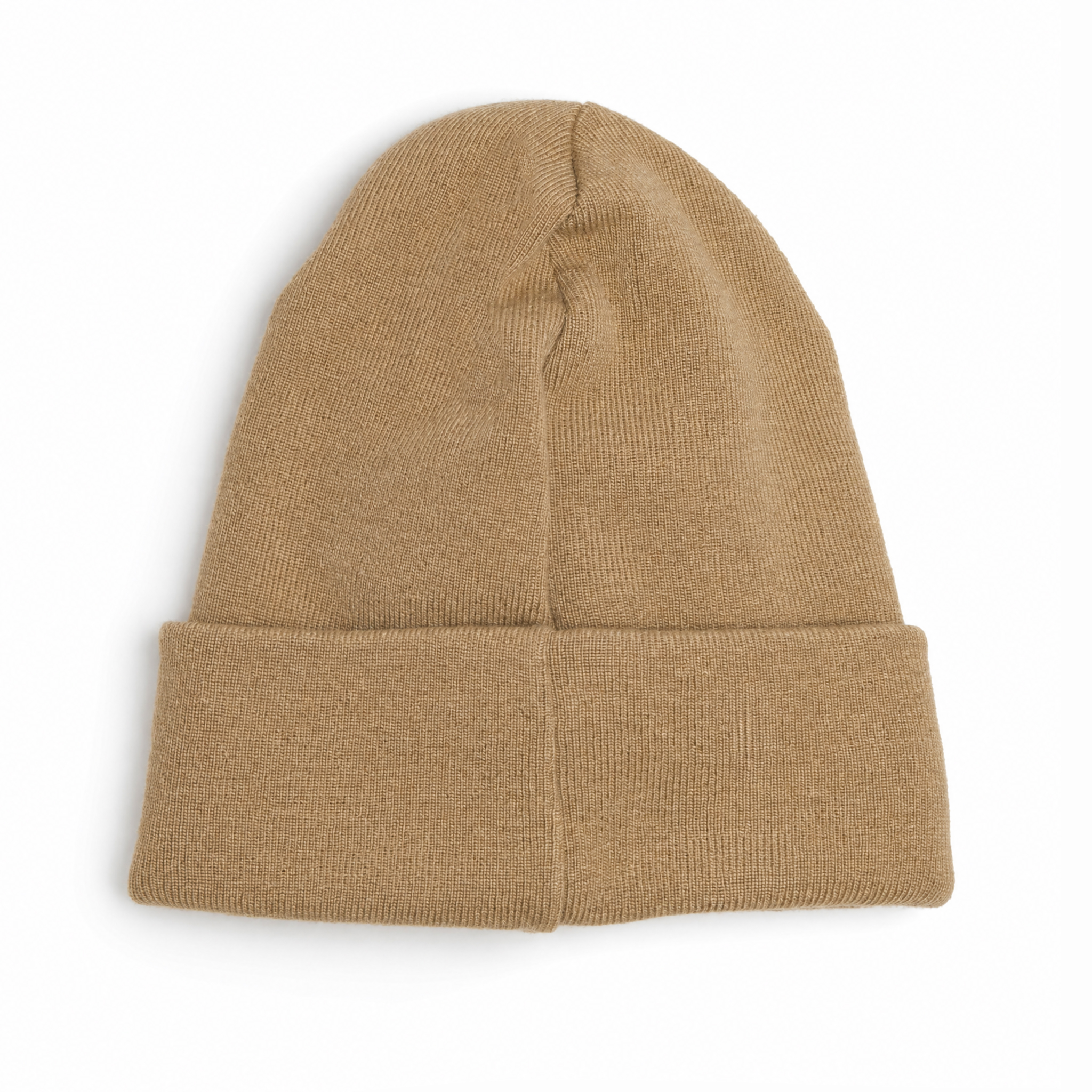 Berretto Beanie in Pura Lana Cammello N°21