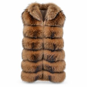 Gilet Lungo in Pelliccia Bully