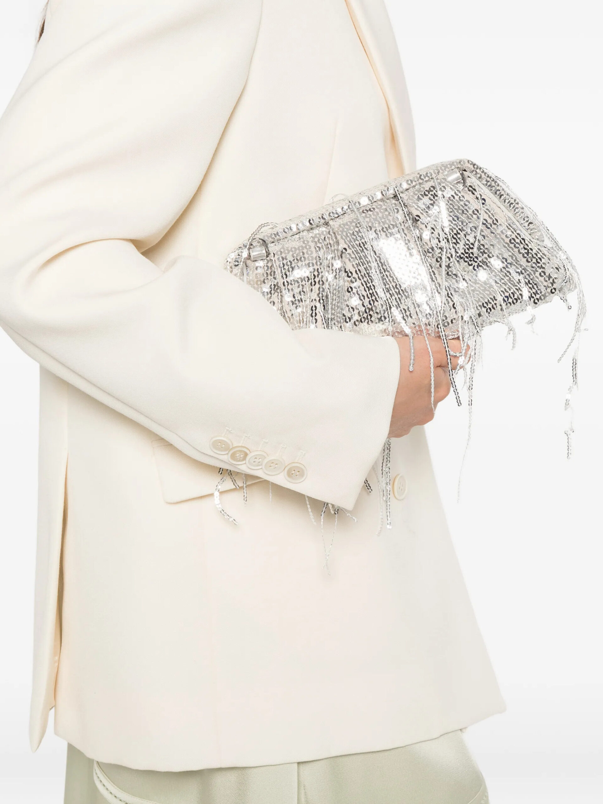 Pochette Athena Fringe Sequin Hemp The Moirè